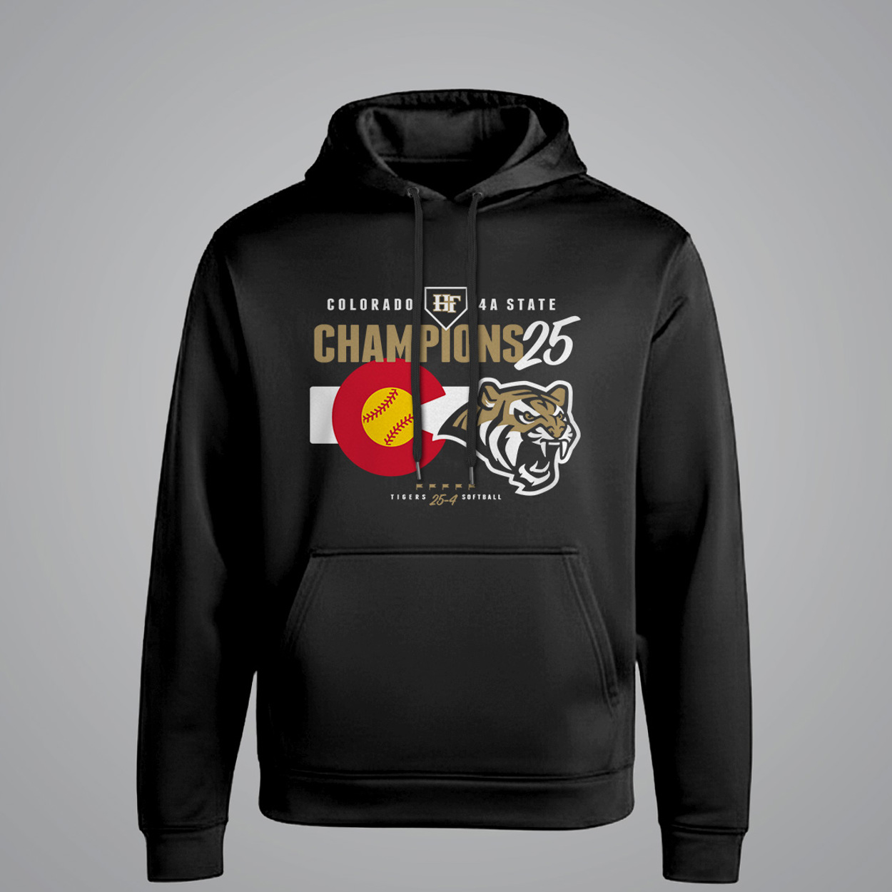 HF 2025 Sport-Tek Fleece Hoodie Black