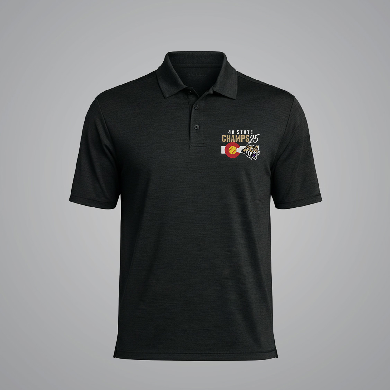 HF 2025 Sport-Tek Versa Polo Black