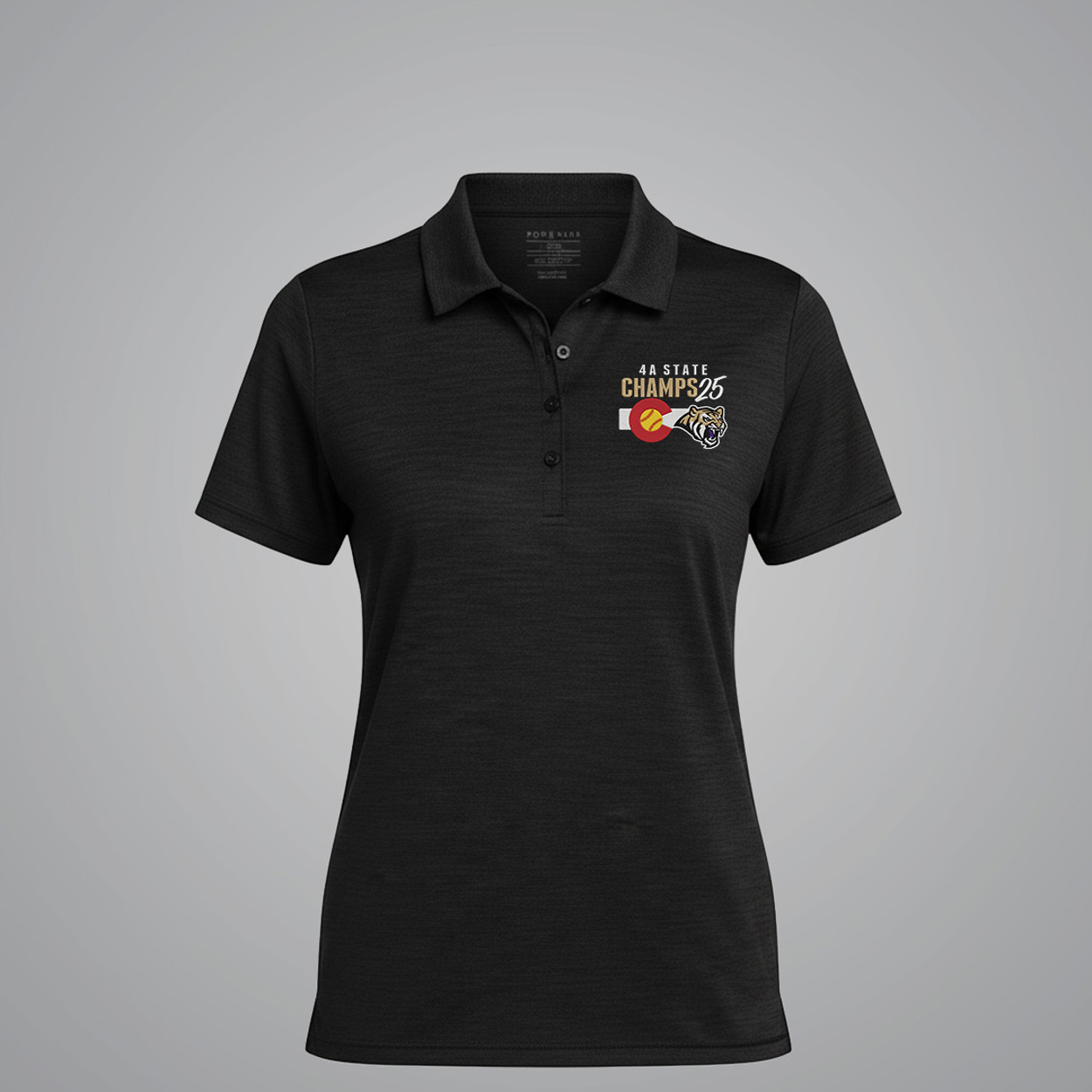 HF 2025 Sport-Tek Women’s Versa Polo Black